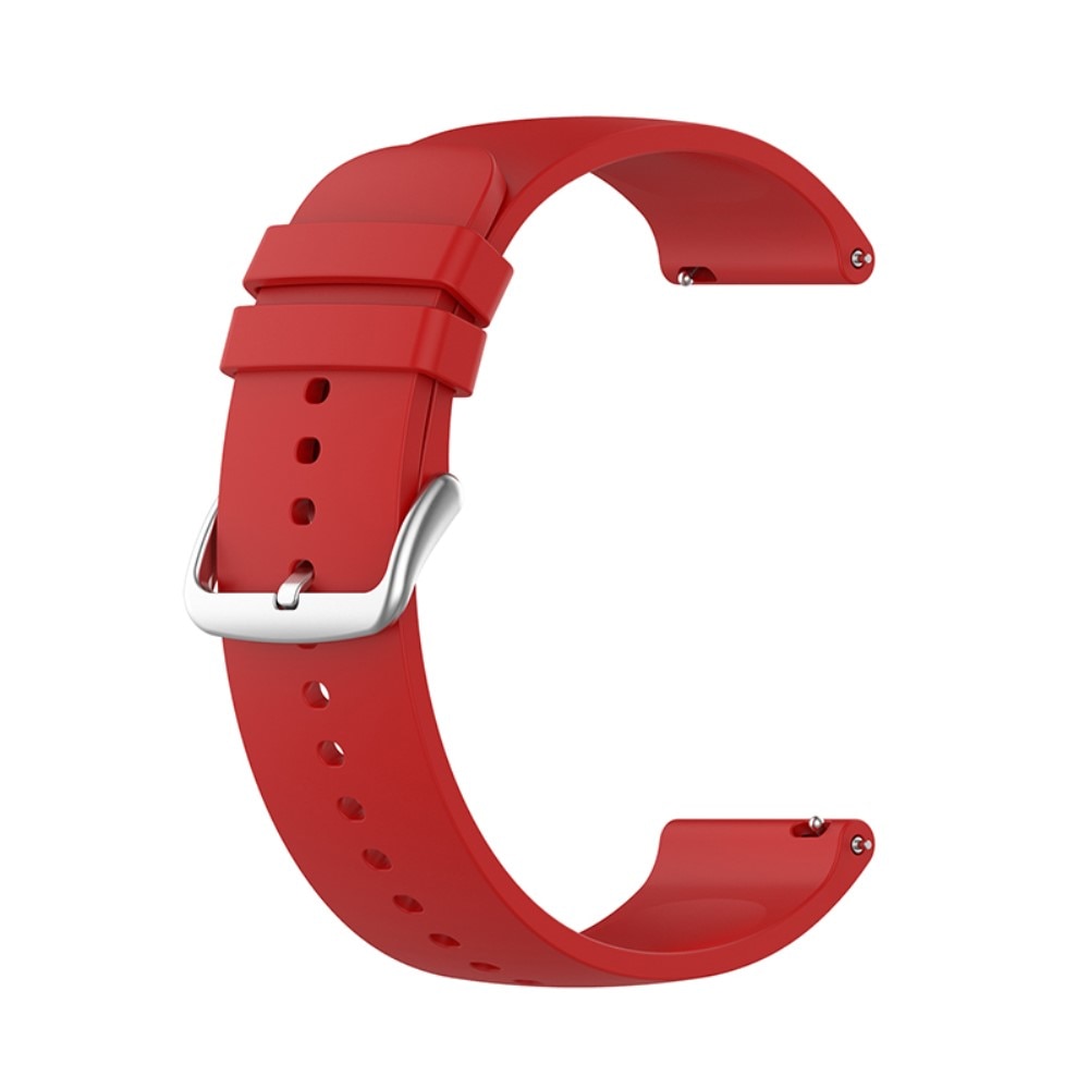 Universal 22mm Siliconen bandje rood