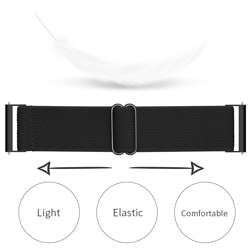 Amazfit GTR 4 Elastisch Nylon bandje zwart