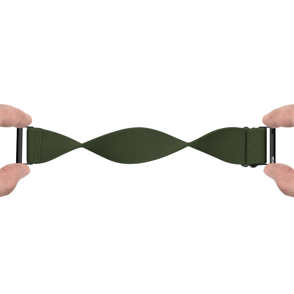 Polar Vantage M Elastisch Nylon bandje, Groen