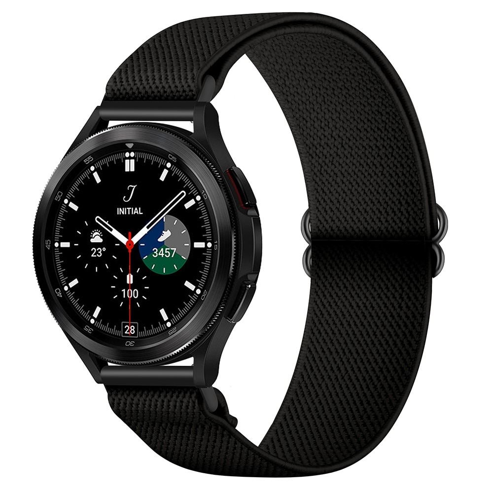 Samsung Galaxy Watch 5 Pro 45mm Elastisch Nylon bandje zwart