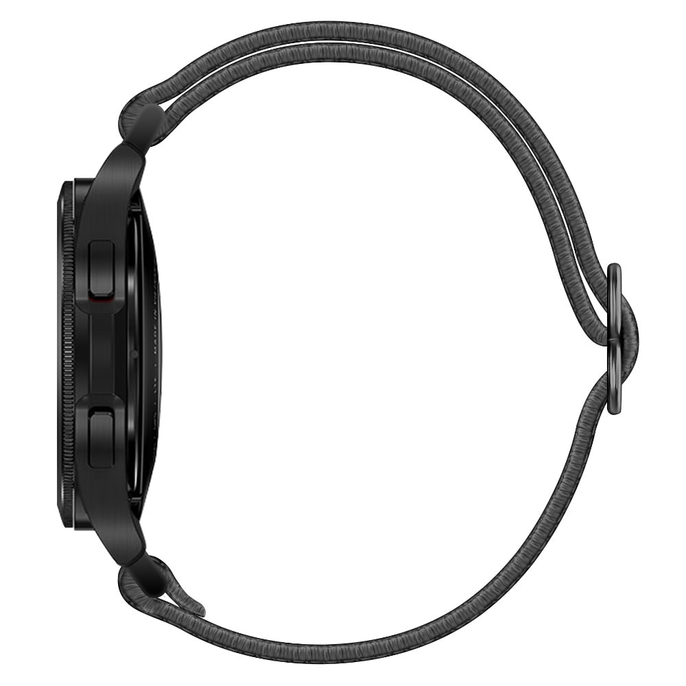 Hama Fit Watch 4910 Elastisch Nylon bandje, donker grijs