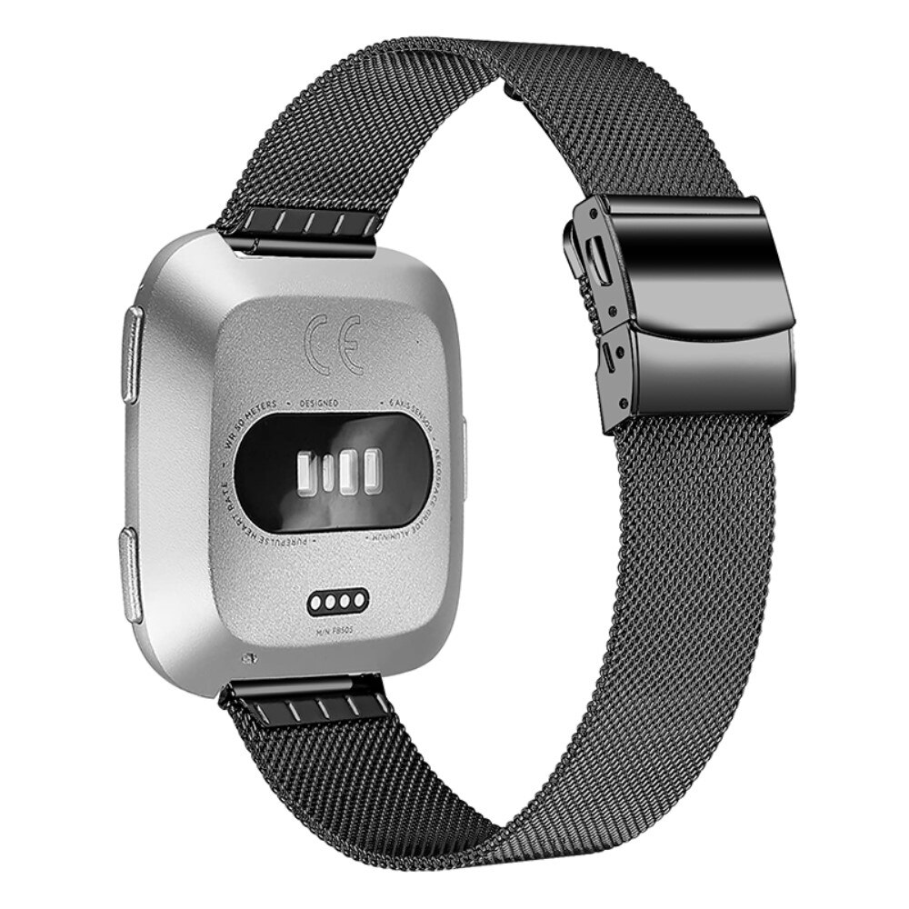 Fitbit Versa/Versa 2 Armband Mesh Zwart