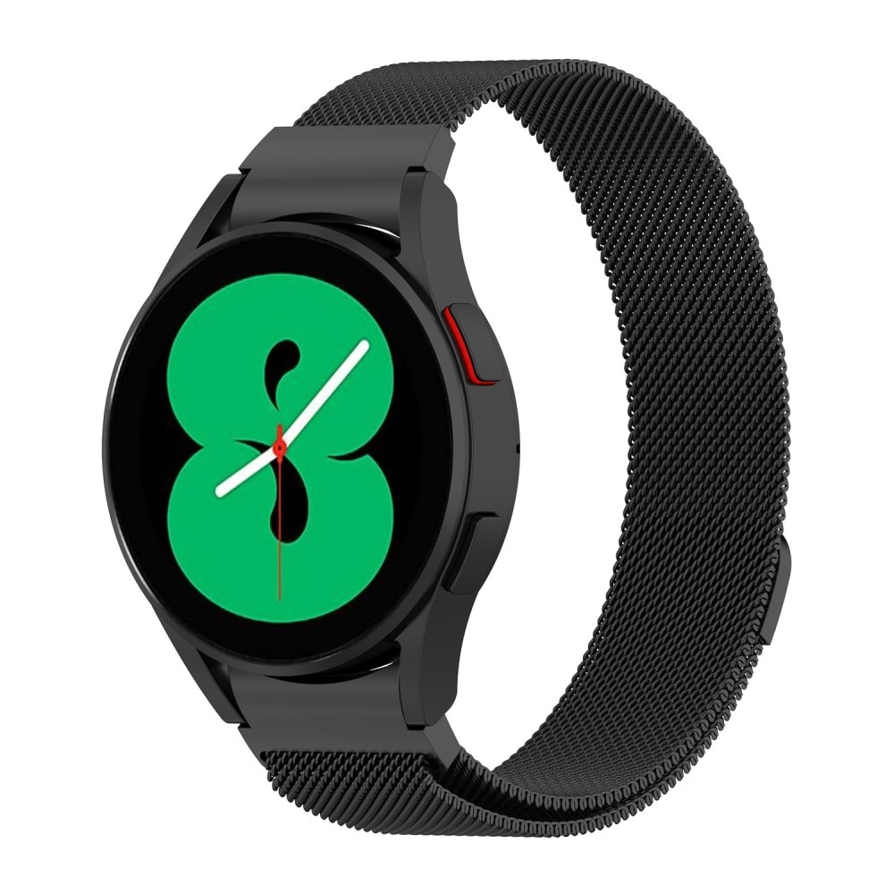 Samsung Galaxy Watch 4 44mm Full Fit Milanese bandje Zwart