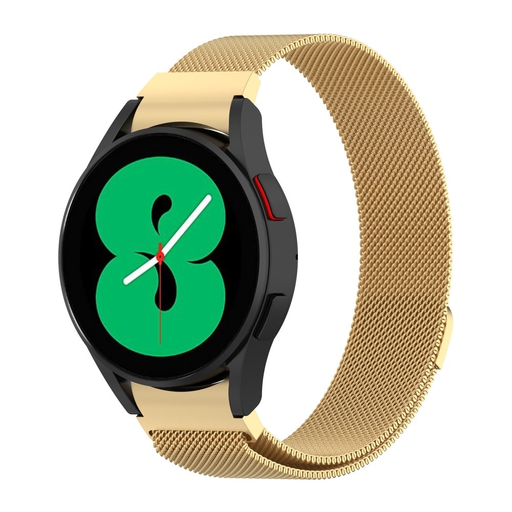 Samsung Galaxy Watch 4 44mm Full Fit Milanese bandje Goud