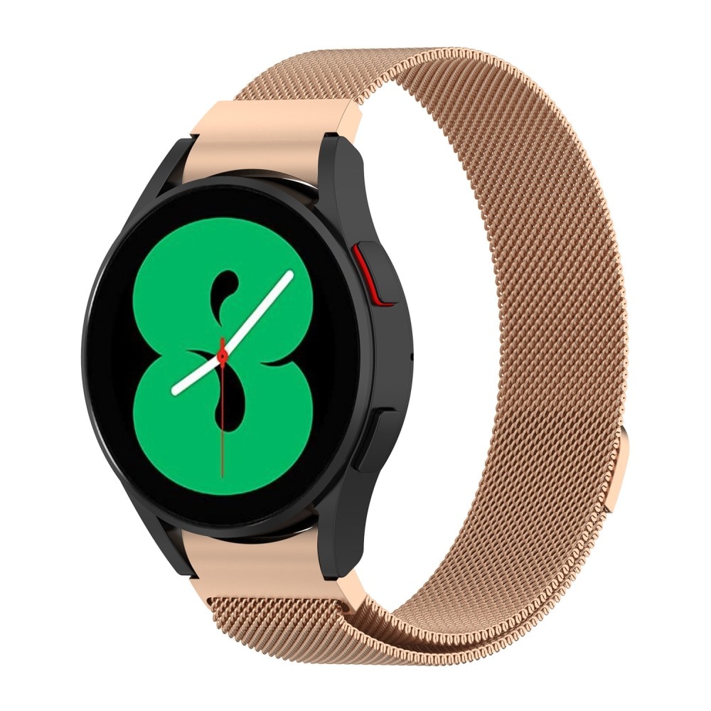 Samsung Galaxy Watch 6 44mm Full Fit Milanese bandje, rosé goud