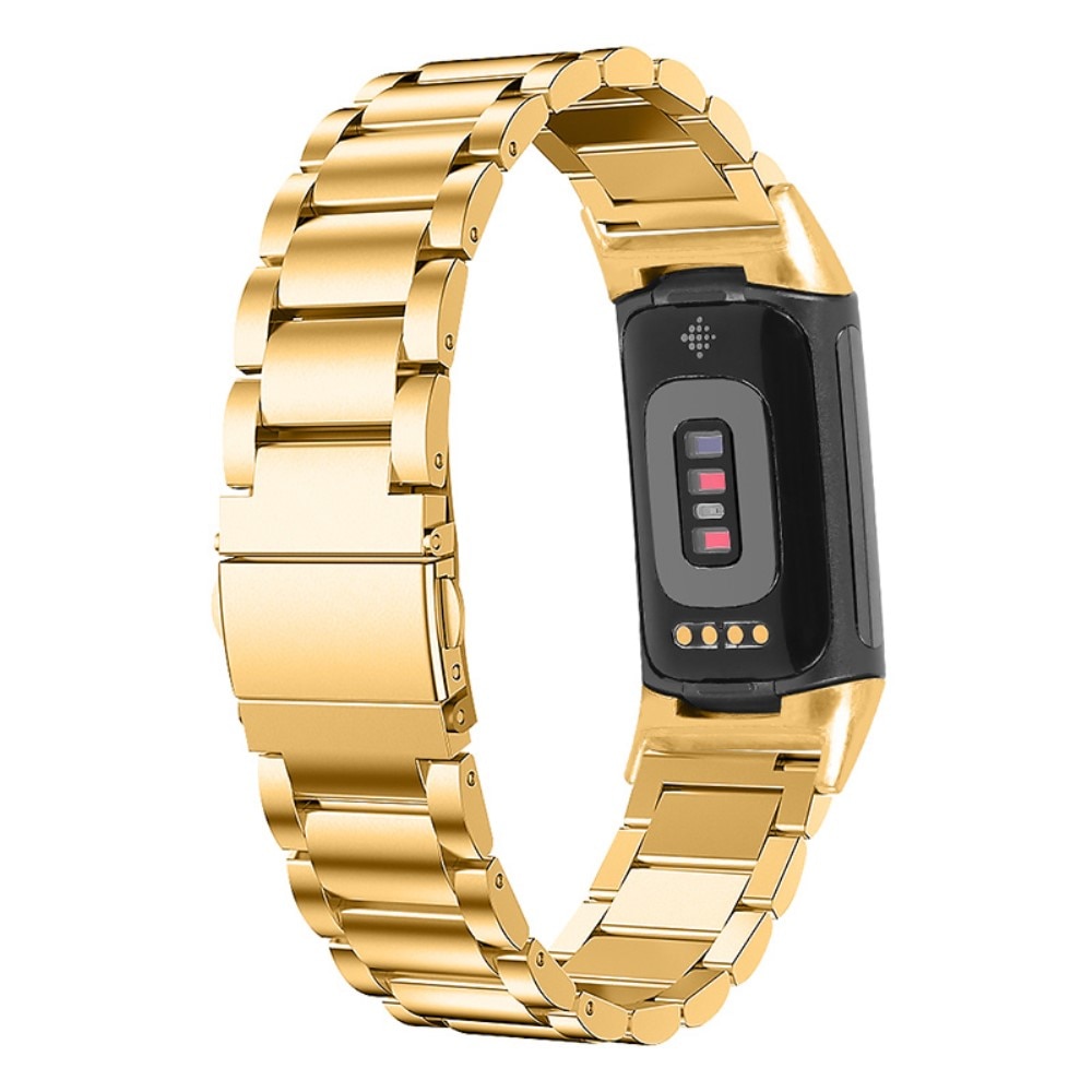Fitbit Charge 5 Metalen Armband Goud