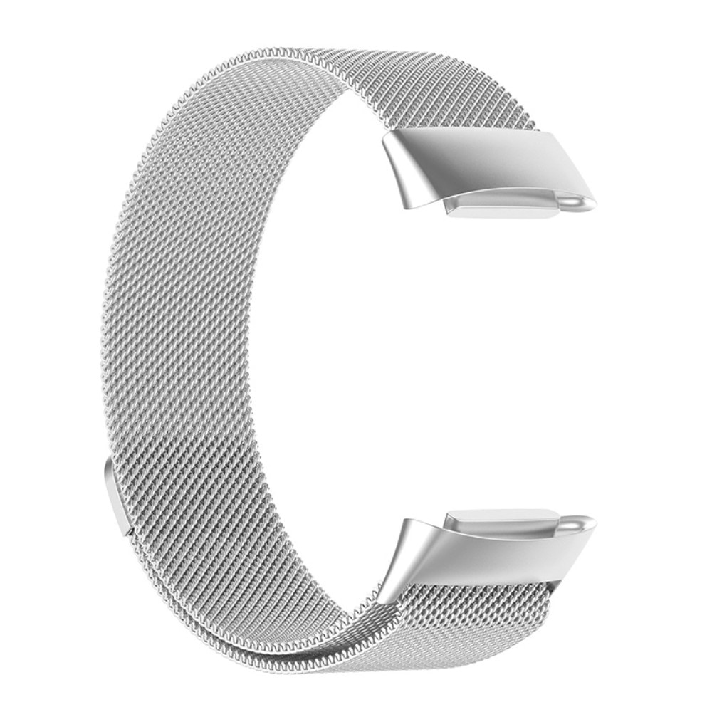 Fitbit Charge 5 Milanese bandje Zilver