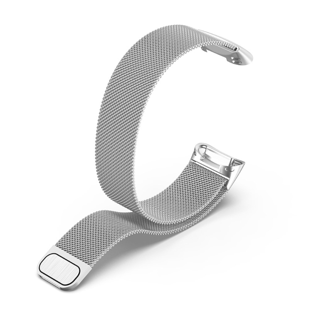 Fitbit Charge 6 Milanese bandje Zilver