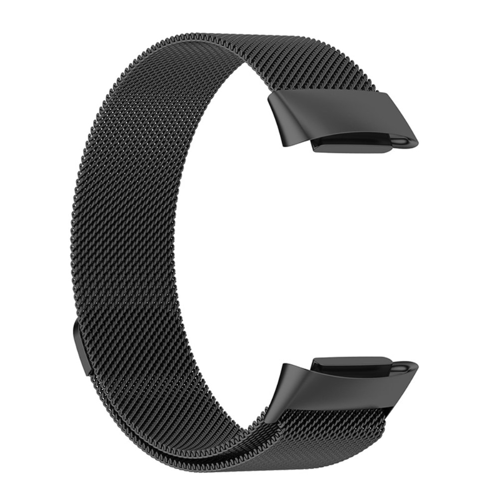 Fitbit Charge 6 Milanese bandje Zwart