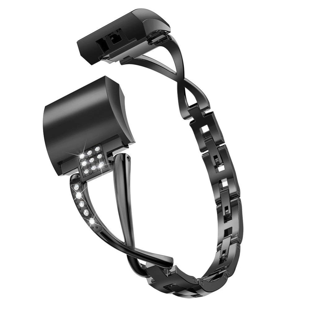 Fitbit Charge 5 Crystal Bracelet Zwart