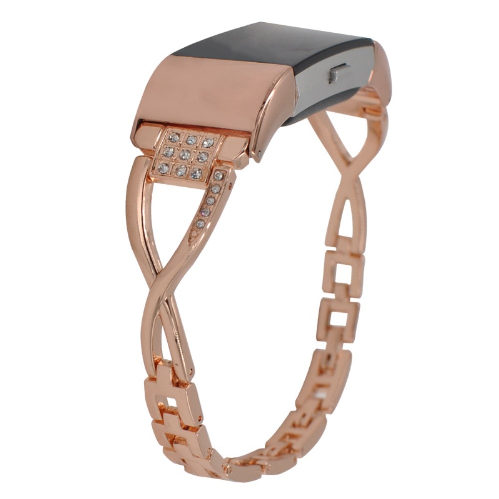 Fitbit Charge 5 Crystal Bracelet Rose Gold