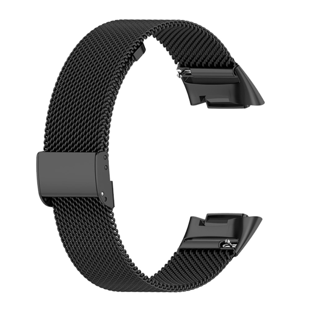 Fitbit Charge 6 Armband Mesh Zwart