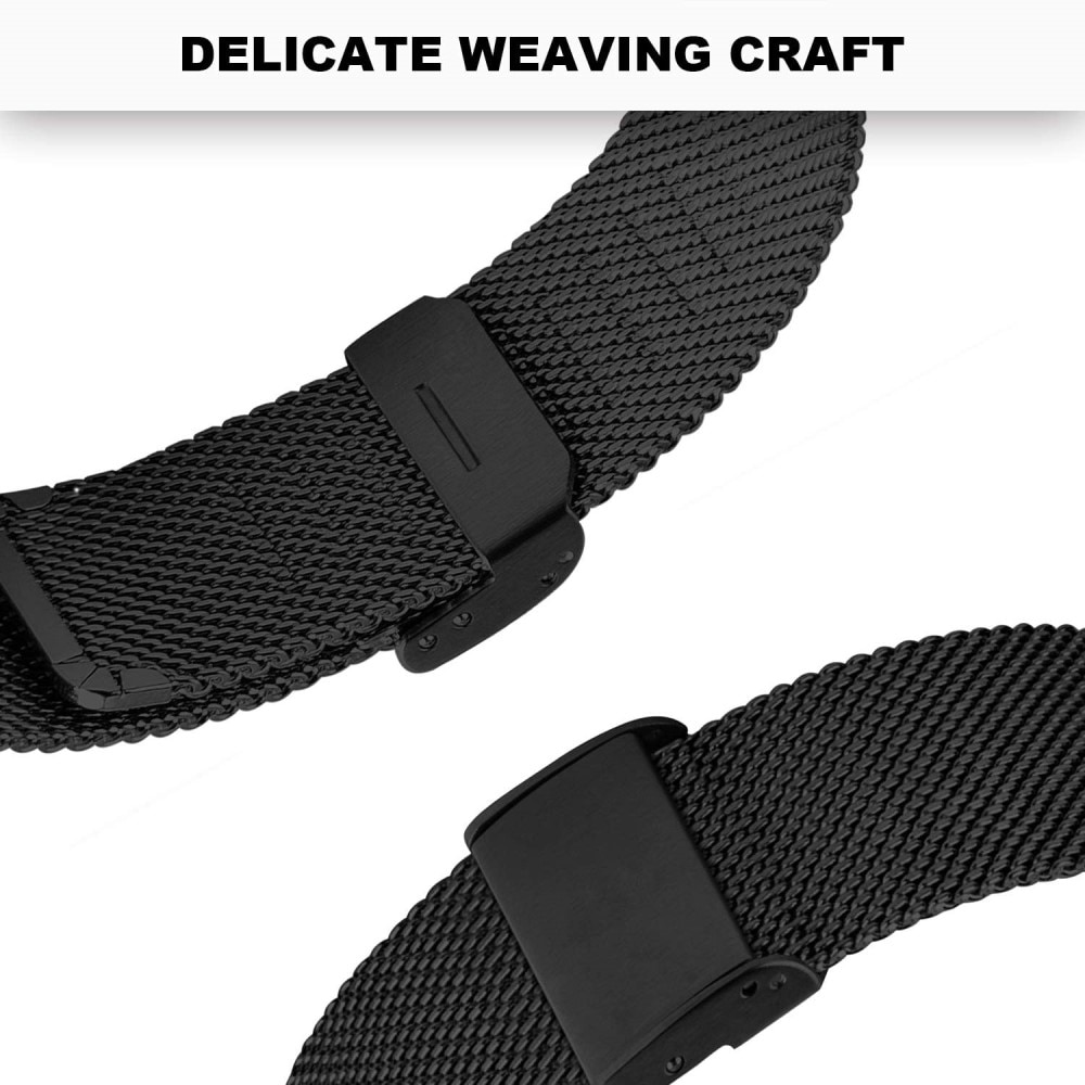 Fitbit Charge 6 Armband Mesh Zwart