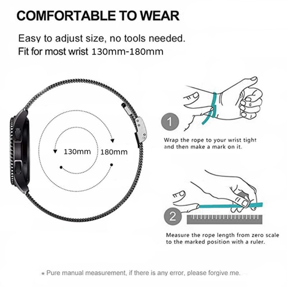 Fitbit Charge 5 Armband Mesh Zwart