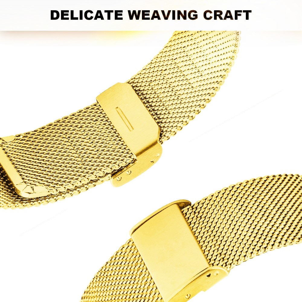 Fitbit Charge 6 Armband Mesh Gold