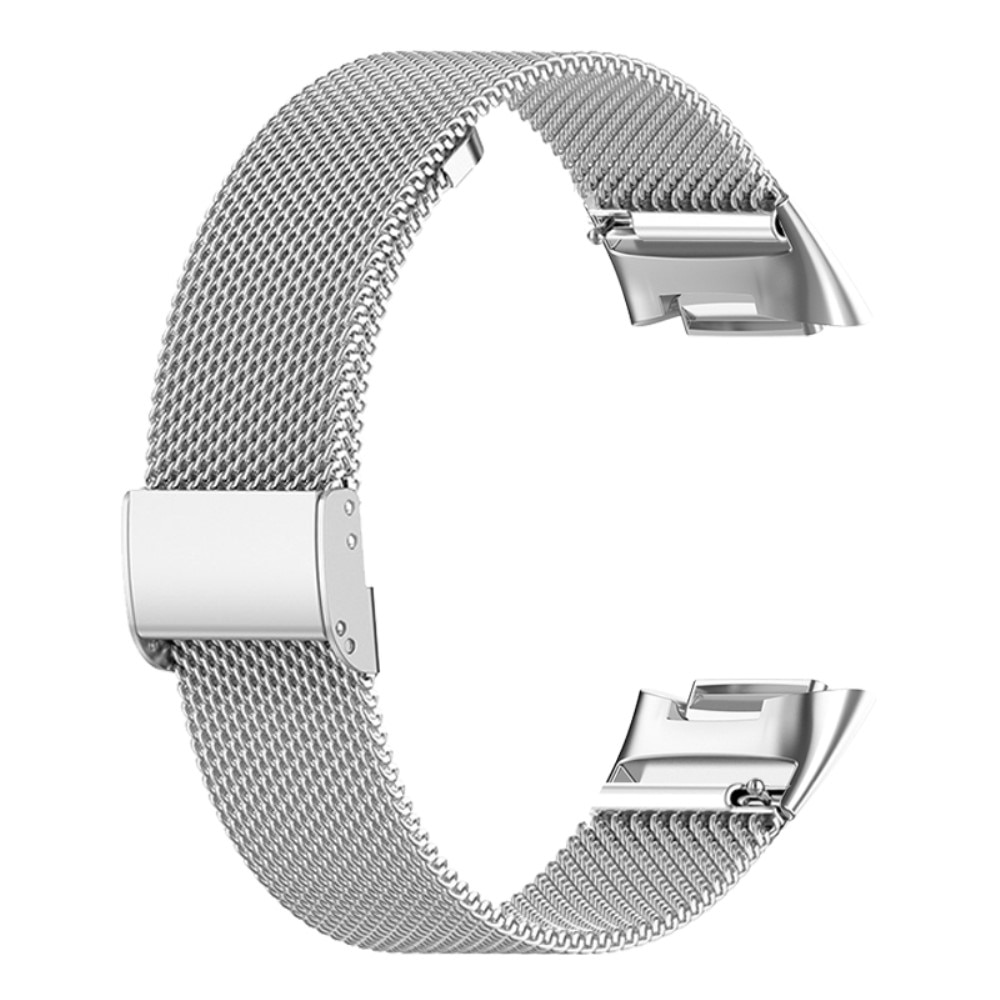 Fitbit Charge 6 Armband Mesh Zilver