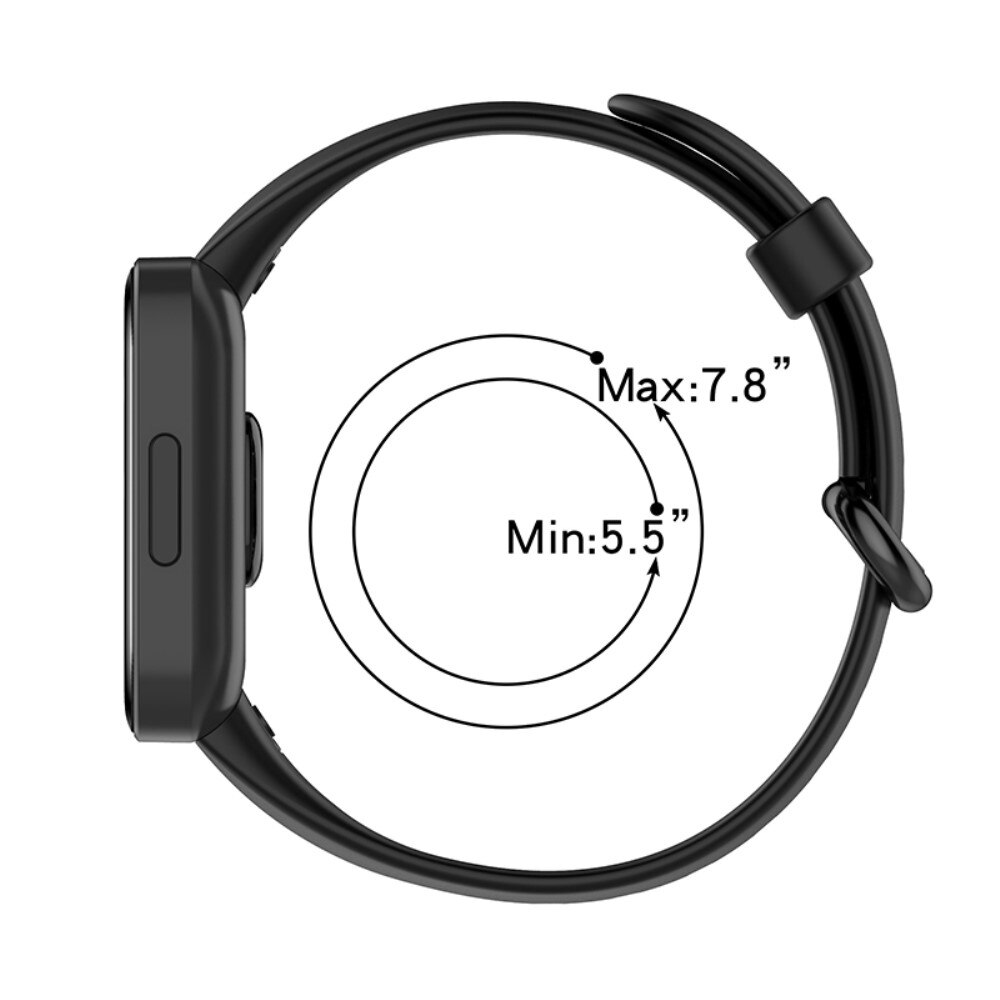  Siliconen bandje Zwart