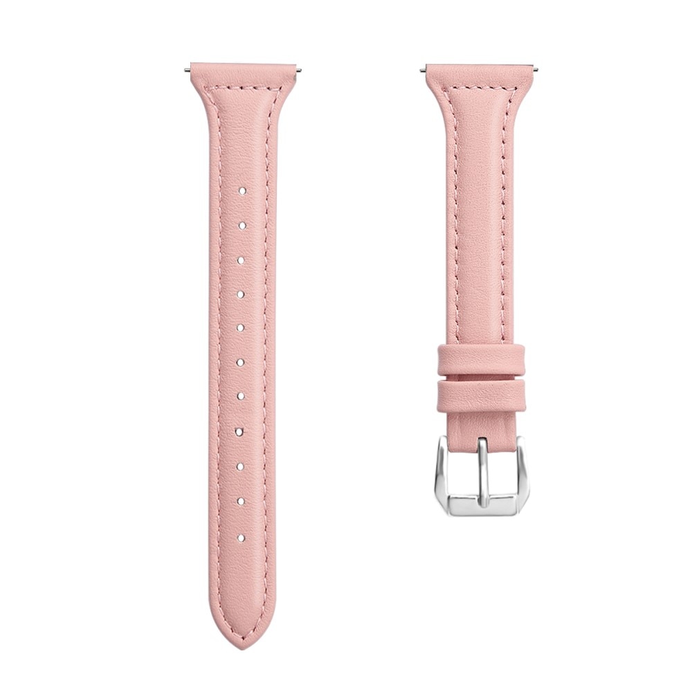 Samsung Galaxy Watch 6 Classic 47mm Slim Leren bandje roze