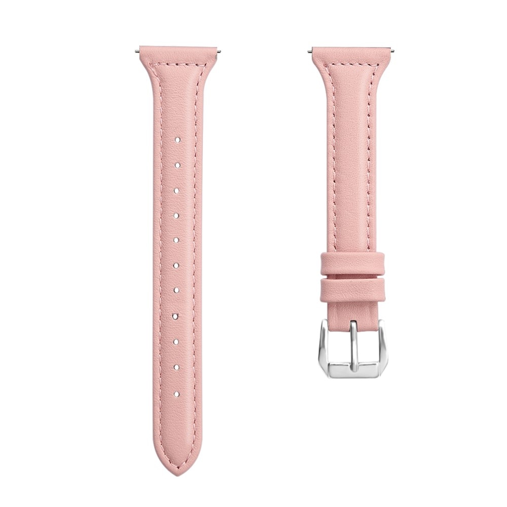 Garmin Vivomove Style Slim Leren bandje roze