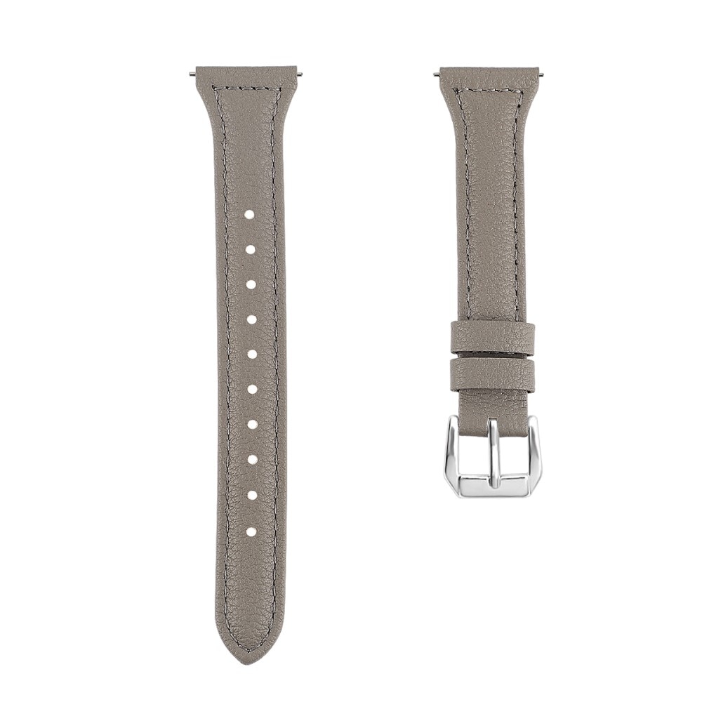 Garmin Vivomove Style Slim Leren bandje grijs