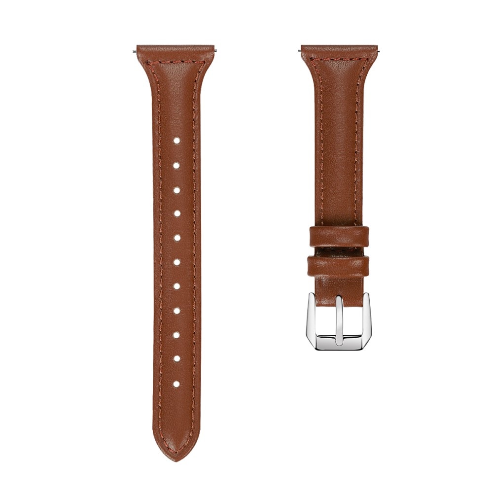 Garmin Vivomove Style Slim Leren bandje bruin