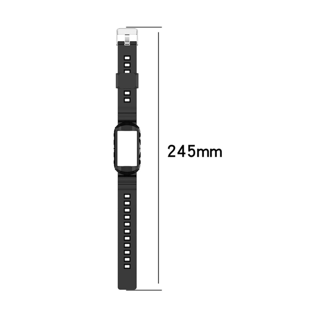 Fitbit Charge 3/4/5 Siliconen bandje Zwart