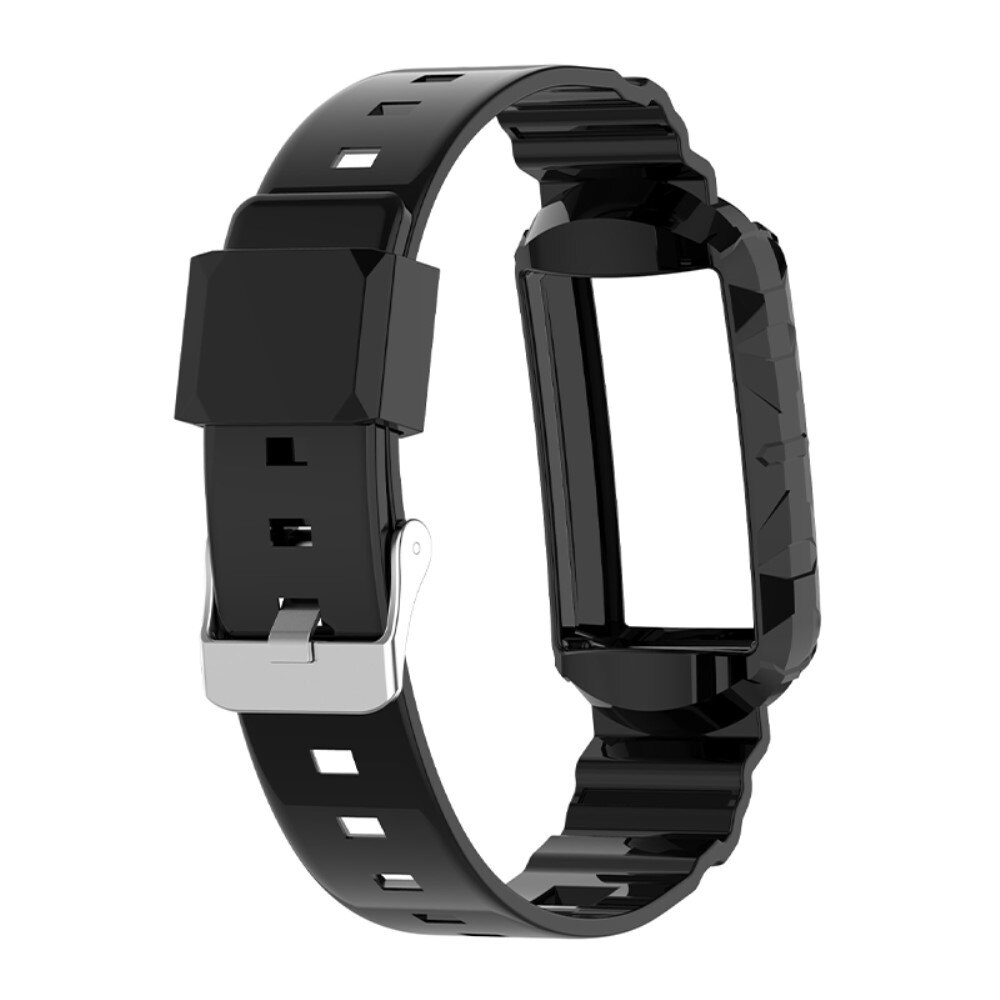 Fitbit Charge 3/4/5 Siliconen bandje Zwart