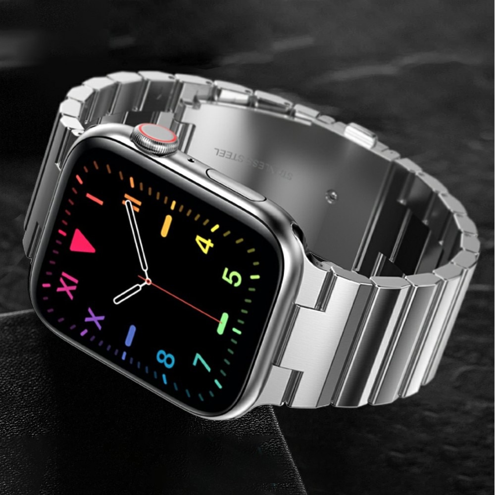 Apple Watch 41mm Series 9 Schakelarmband zilver