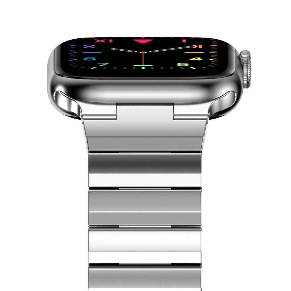 Apple Watch 41mm Series 9 Schakelarmband zilver