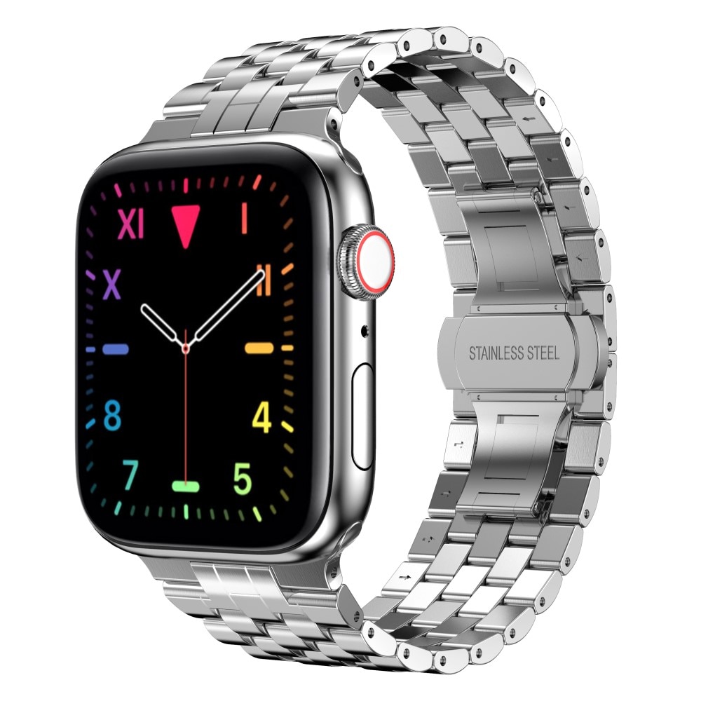 Apple Watch 41mm Series 8 Business Metalen Armband zilver
