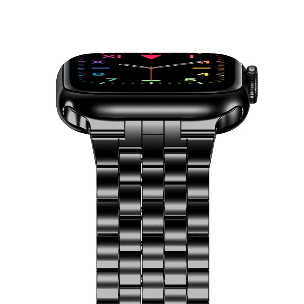 Apple Watch 45mm Series 9 Business Metalen Armband zwart