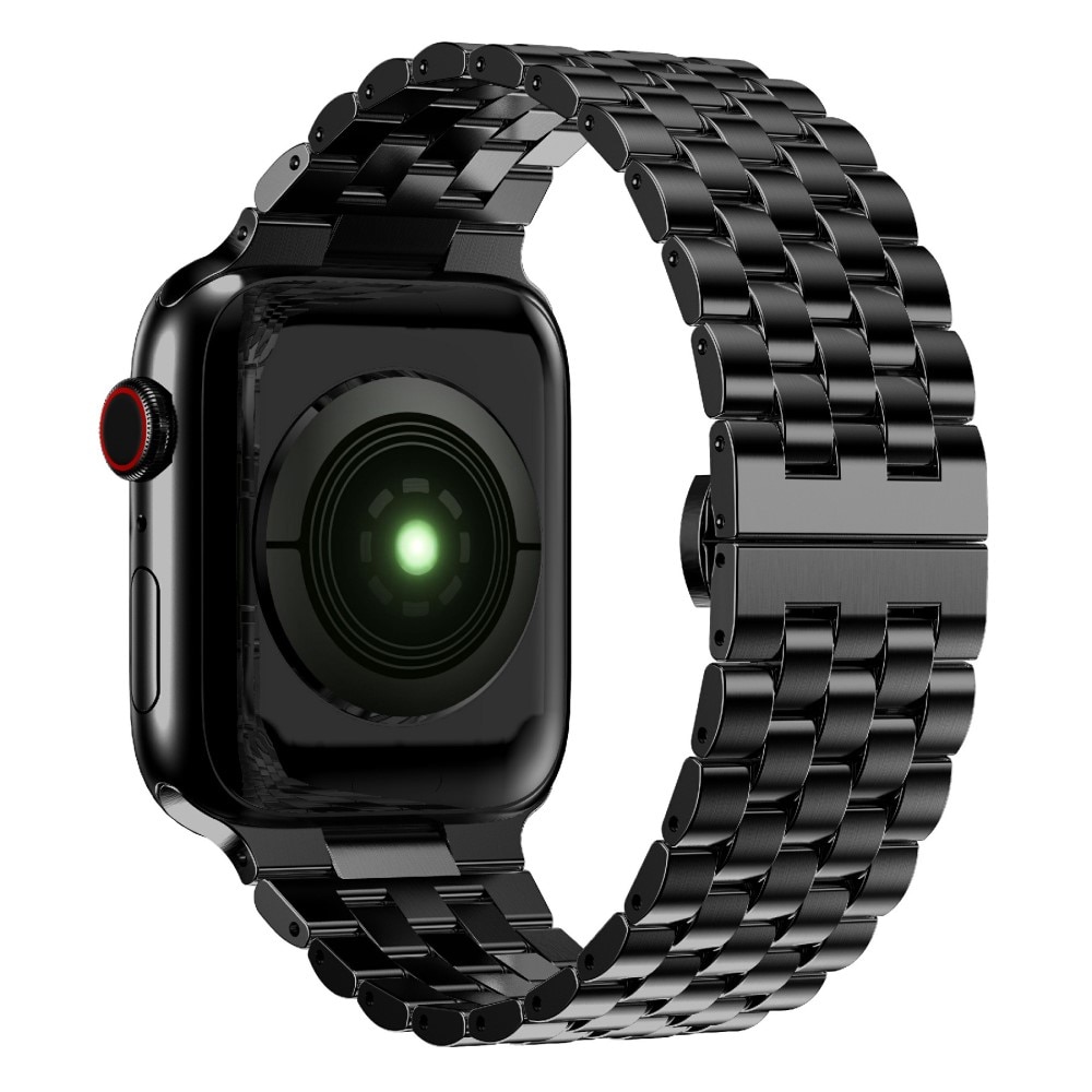 Apple Watch 41mm Series 8 Business Metalen Armband zwart