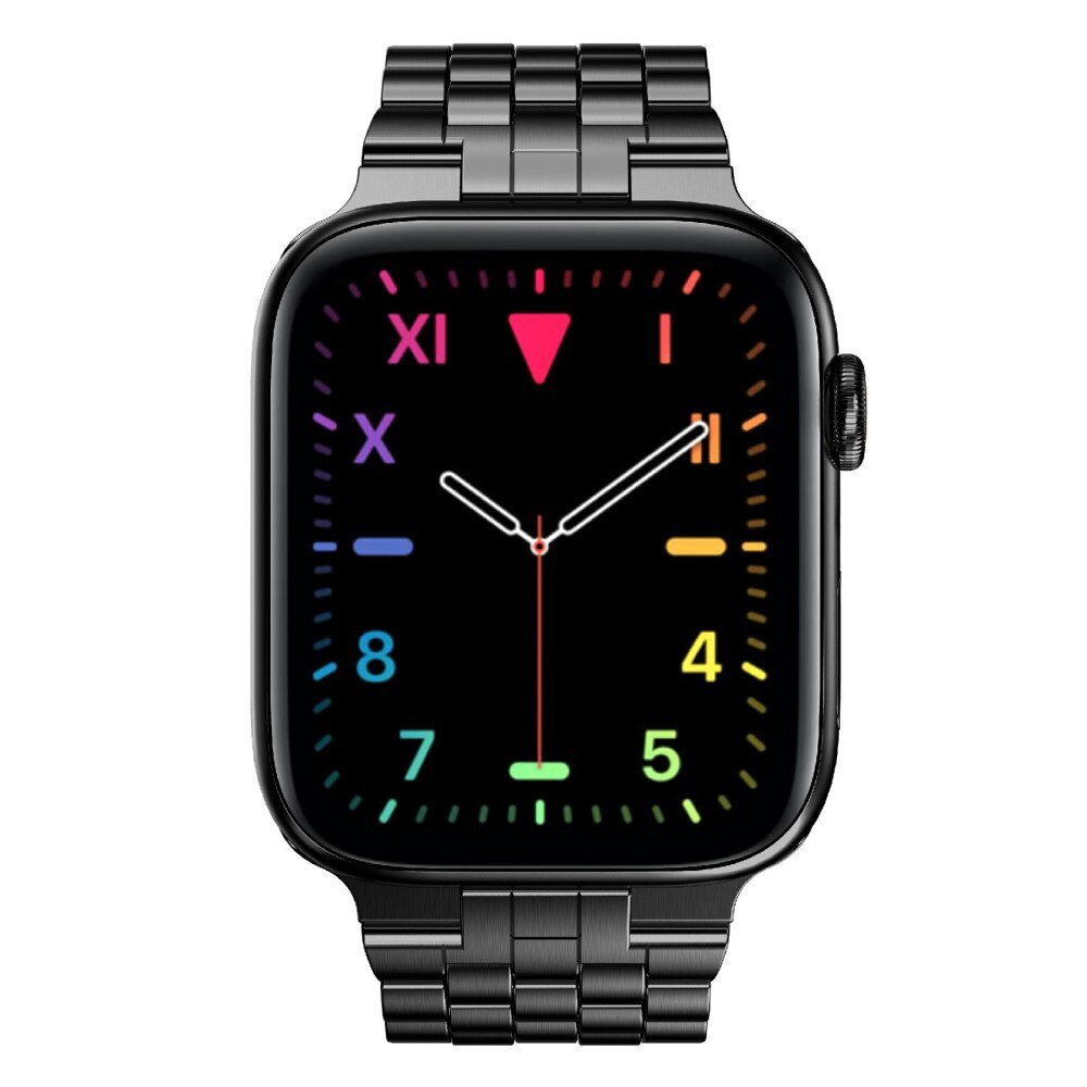 Apple Watch 41mm Series 8 Business Metalen Armband zwart