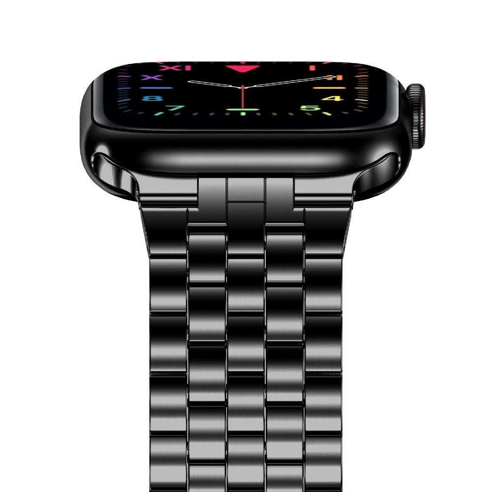 Apple Watch 41mm Series 8 Business Metalen Armband zwart