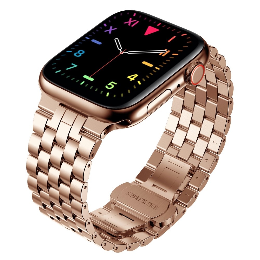 Apple Watch SE 40mm Business Metalen Armband roségoud