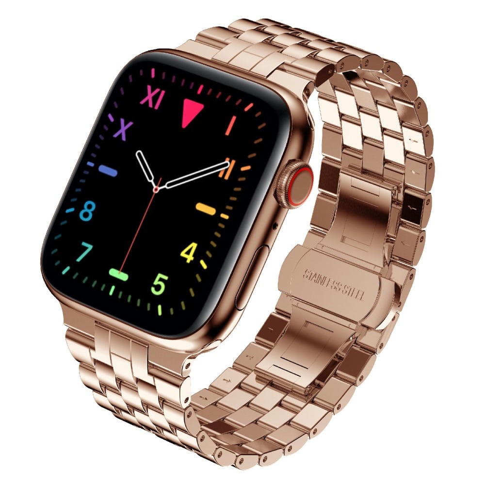 Apple Watch SE 40mm Business Metalen Armband roségoud
