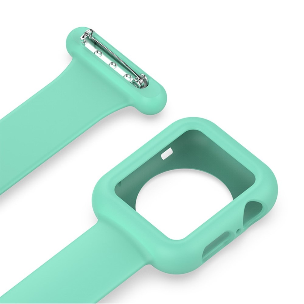 Apple Watch 41mm Series 9 Bandje Verpleegstershorloge groen