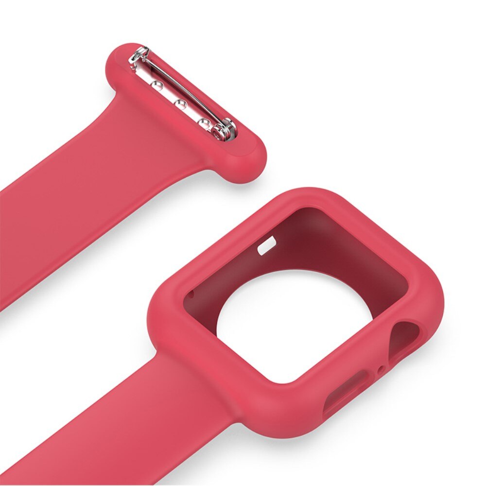 Apple Watch 41mm Series 7 Verpleegkundige hoesje rood