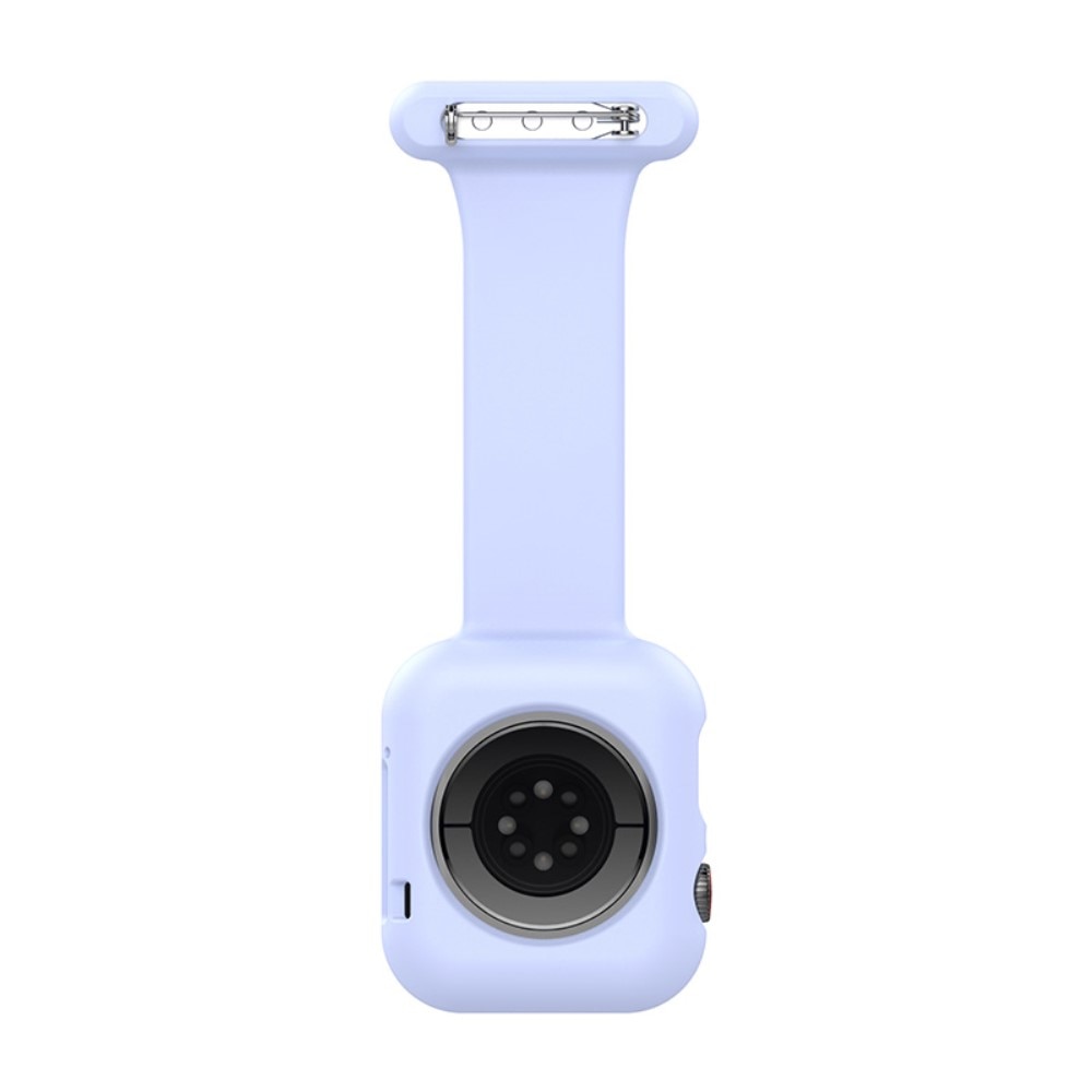 Apple Watch SE 44mm Bandje Verpleegstershorloge lichtblauw