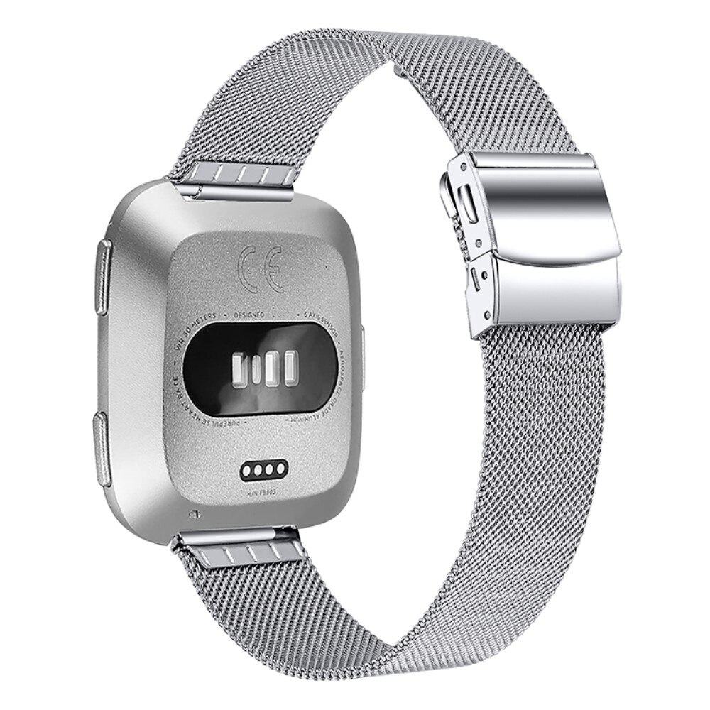 Fitbit Versa/Versa 2 Armband Mesh Zilver