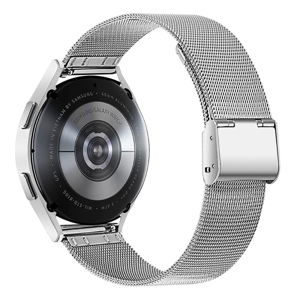 Samsung Galaxy Watch 5 Pro 45mm Armband Mesh Zilver