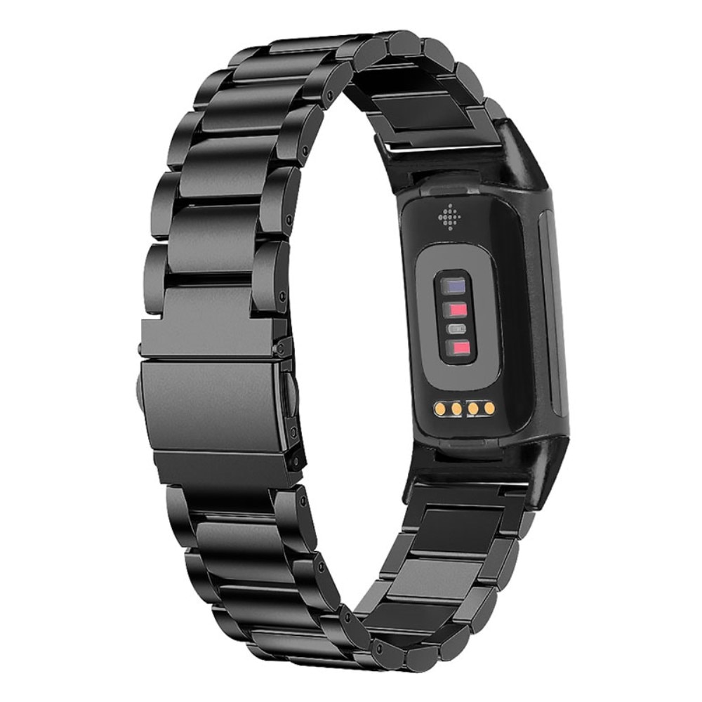 Fitbit Charge 6 Metalen Armband Zwart