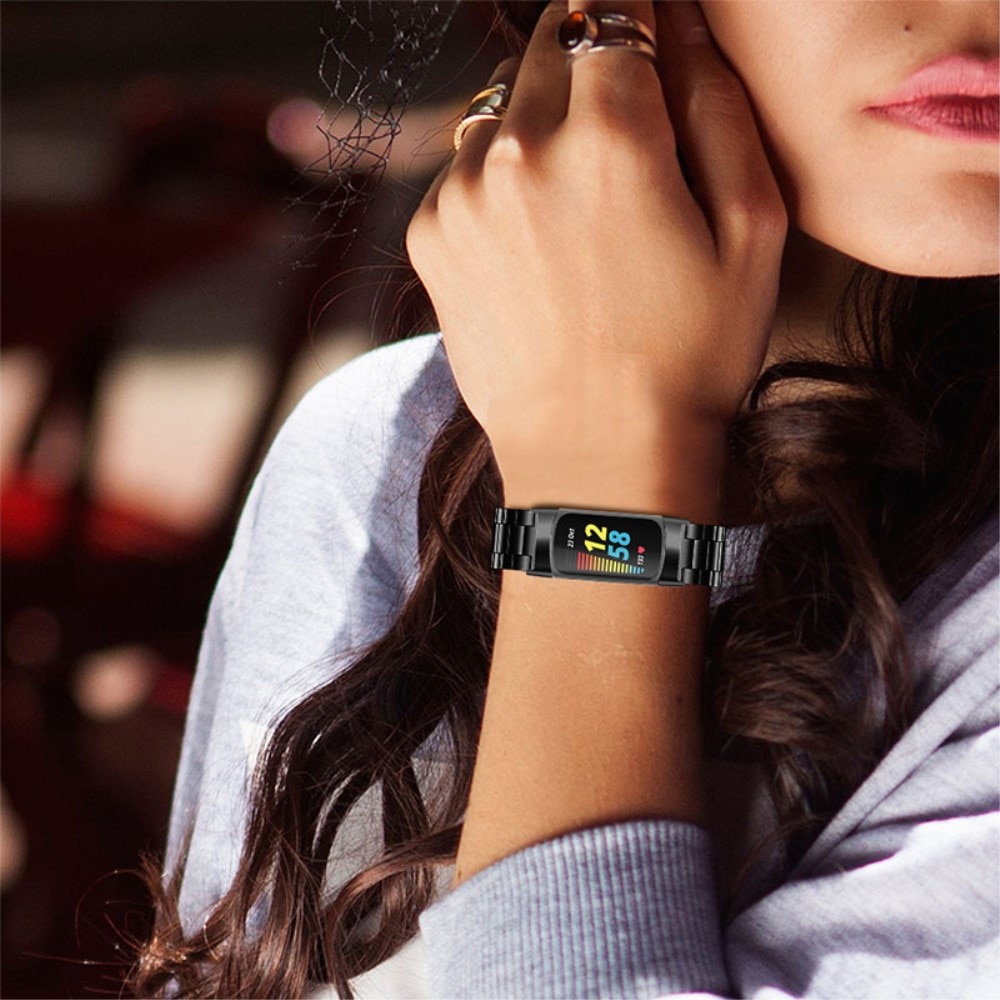 Fitbit Charge 6 Metalen Armband Zwart