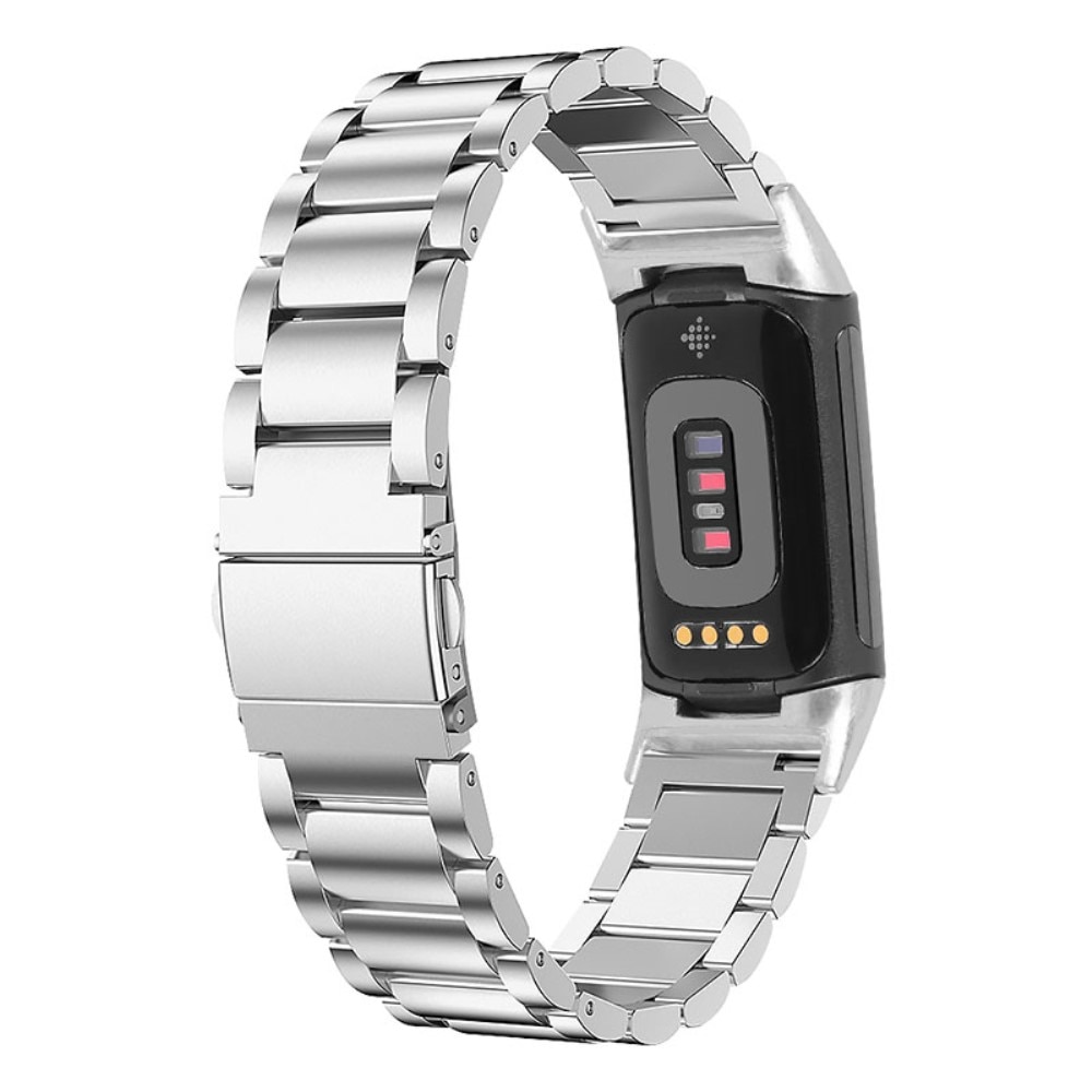Fitbit Charge 6 Metalen Armband Zilver
