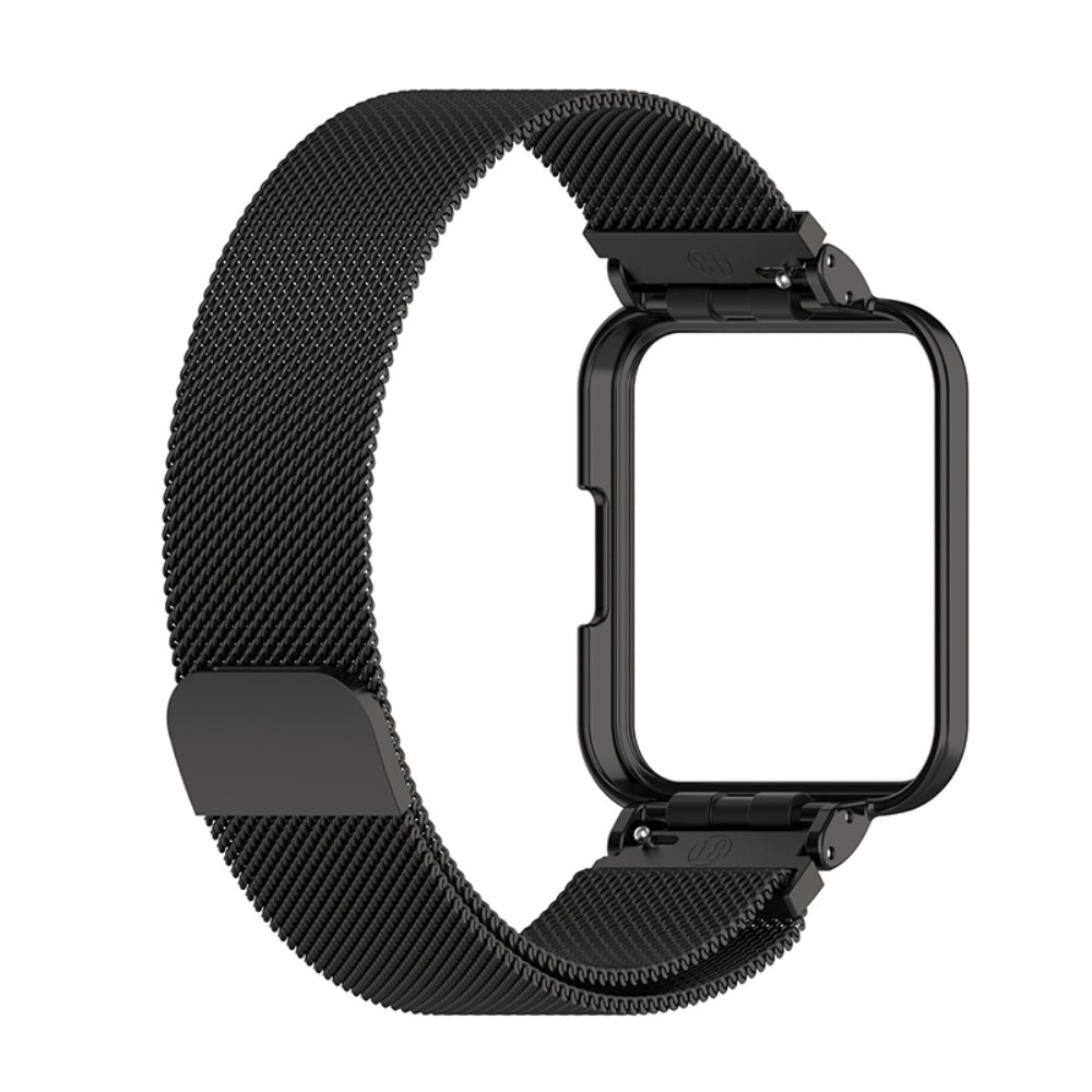 Xiaomi Redmi Watch 2 Lite Milanese Case+bandje zwart