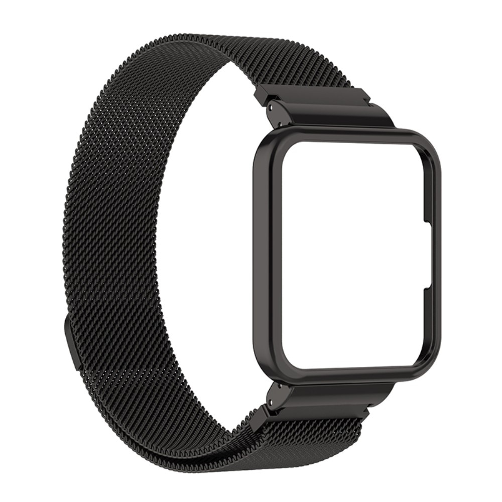 Xiaomi Redmi Watch 2 Lite Milanese Case+bandje zwart