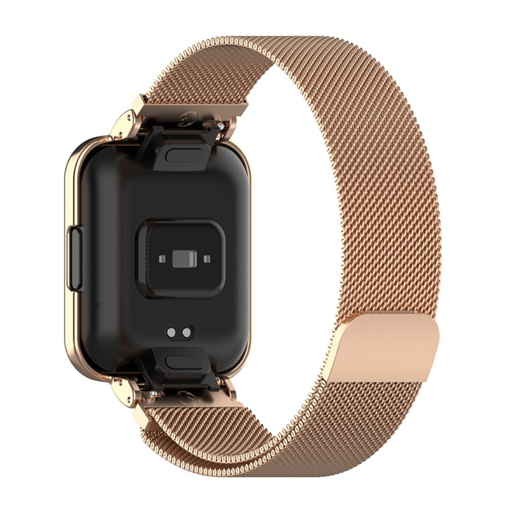 Xiaomi Redmi Watch 2 Lite Milanese Case+bandje rosé goud