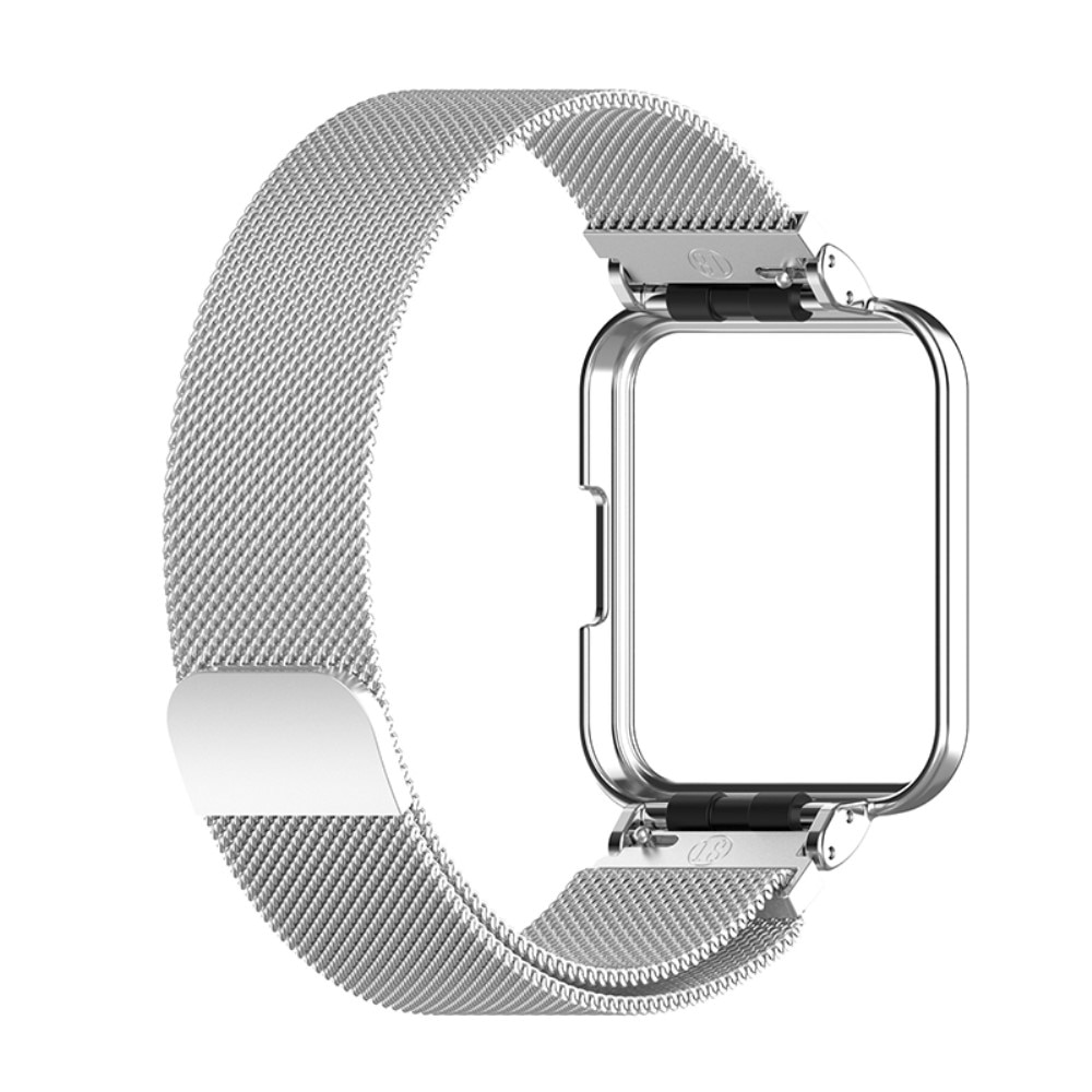 Xiaomi Redmi Watch 2 Lite Milanese Case+bandje zilver