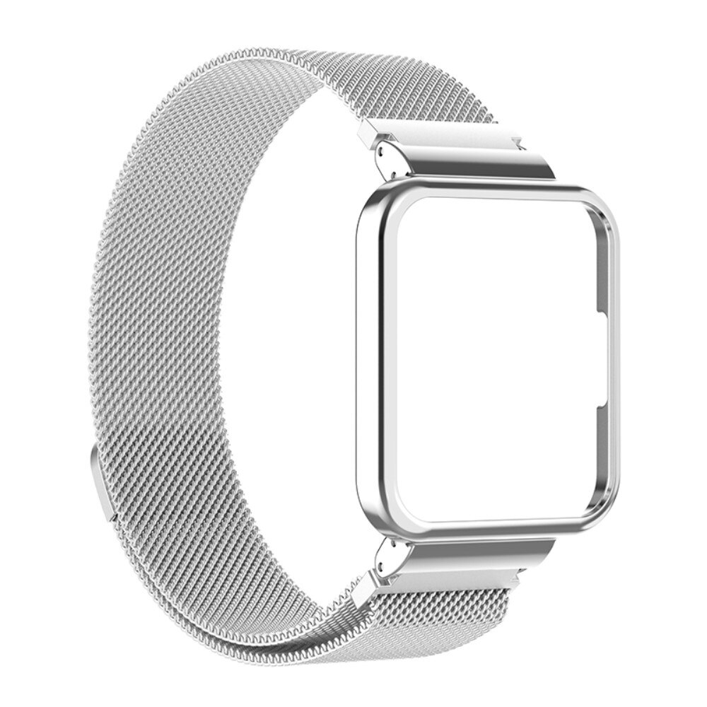 Xiaomi Redmi Watch 2 Lite Milanese Case+bandje zilver