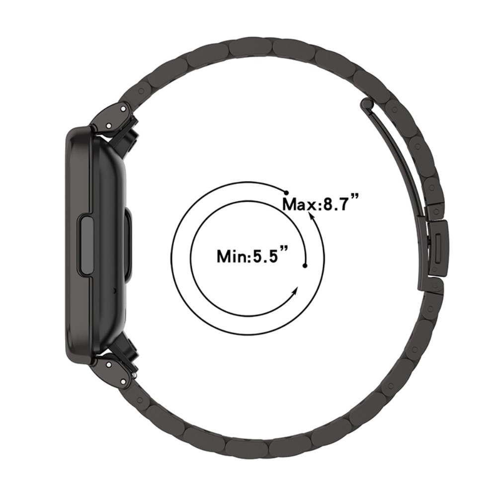 Xiaomi Redmi Watch 2 Lite Metalen Armband zwart